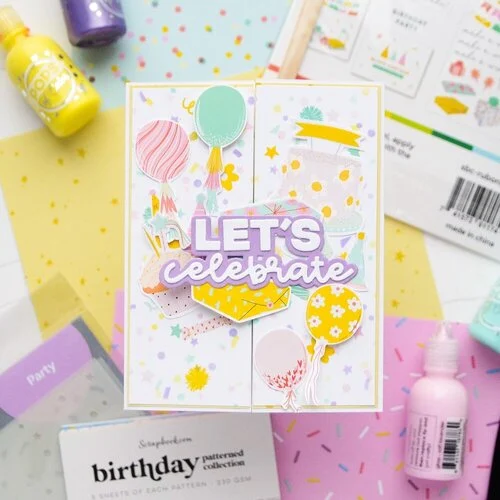 Scrapbook.com - Birthday - Patterned Cardstock Paper Pad - Double Sided - 6x8 - 40 Sheets 11 Scrapbook.com - Birthday - Patterned Cardstock Paper Pad - Double Sided - 6x8 - 40 Sheets