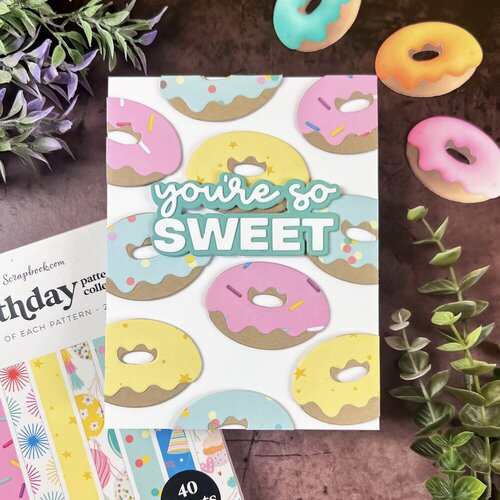 Scrapbook.com - Birthday - Patterned Cardstock Paper Pad - Double Sided - 6x8 - 40 Sheets 5 Scrapbook.com - Birthday - Patterned Cardstock Paper Pad - Double Sided - 6x8 - 40 Sheets