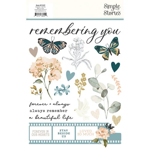 Simple Stories - Remember Collection - Rub Ons 2 Simple Stories - Remember Collection - Rub Ons