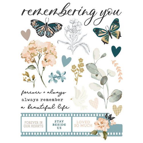 Simple Stories - Remember Collection - Rub Ons 3 Simple Stories - Remember Collection - Rub Ons