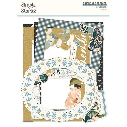 Simple Stories - Remember Collection - Chipboard Frames 1 Simple Stories - Remember Collection - Chipboard Frames