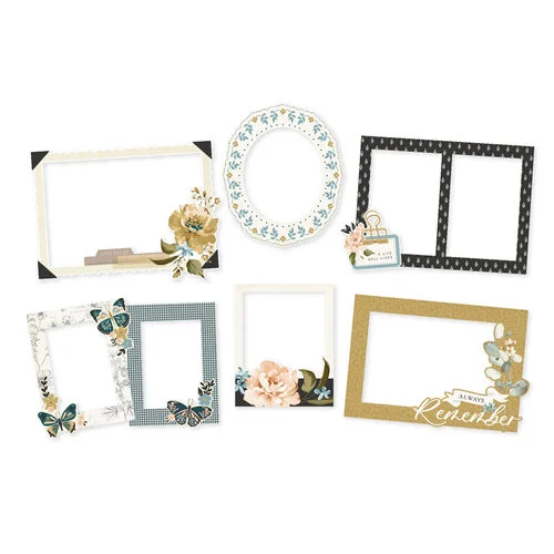 Simple Stories - Remember Collection - Chipboard Frames 8 Simple Stories - Remember Collection - Chipboard Frames