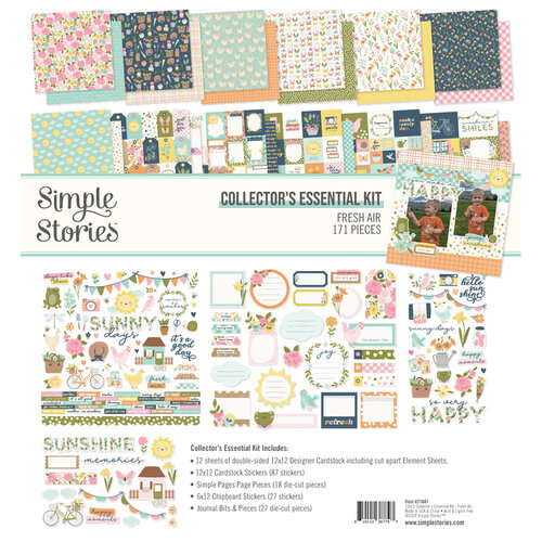 Simple Stories - Fresh Air Collection - Collector's Essential Kit 1 Simple Stories - Fresh Air Collection - Collector's Essential Kit