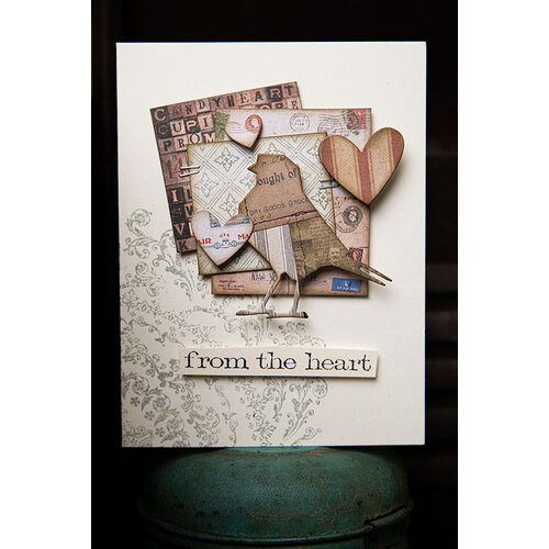 Sizzix - Tim Holtz - Thinlits Dies - Vault Lovebirds 5 Sizzix - Tim Holtz - Thinlits Dies - Vault Lovebirds