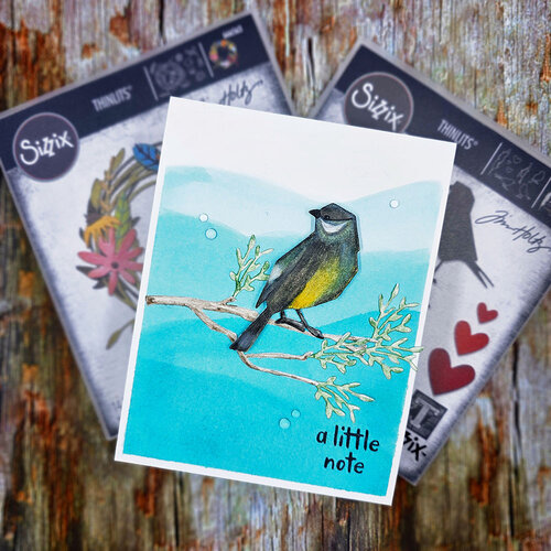 Sizzix - Tim Holtz - Thinlits Dies - Vault Lovebirds 7 Sizzix - Tim Holtz - Thinlits Dies - Vault Lovebirds