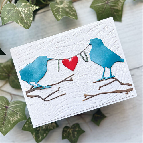 Sizzix - Tim Holtz - Thinlits Dies - Vault Lovebirds 8 Sizzix - Tim Holtz - Thinlits Dies - Vault Lovebirds