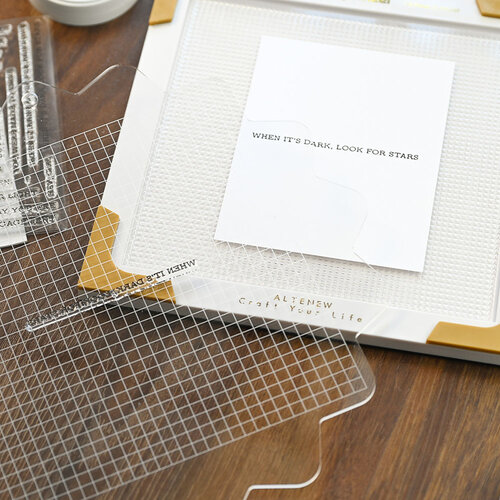 Altenew - Stampwheel - Grid Flip Plate - Square