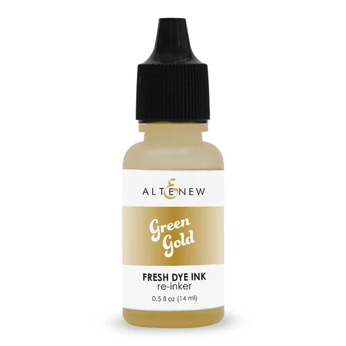 Altenew - Fresh Dye Ink Reinker - Green Gold 1 Altenew - Fresh Dye Ink Reinker - Green Gold