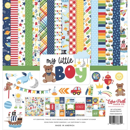 Echo Park - My Little Boy Collection - 12 x 12 Collection Kit 1 Echo Park - My Little Boy Collection - 12 x 12 Collection Kit