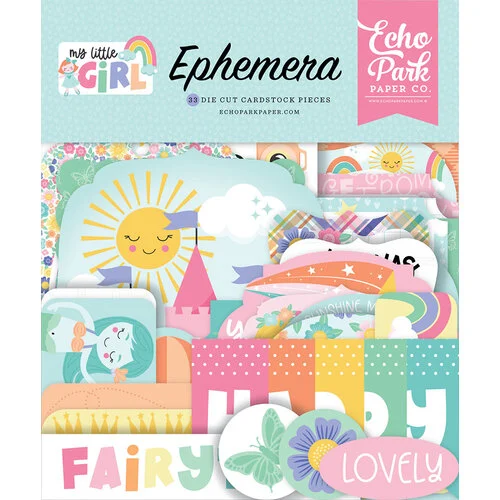 Echo Park - My Little Girl Collection - Ephemera 1 Echo Park - My Little Girl Collection - Ephemera
