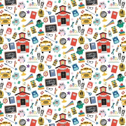 Echo Park - Off To School Collection - 12 x 12 Double Sided Paper - Welcome To Class 2 Echo Park - Off To School Collection - 12 x 12 Double Sided Paper - Welcome To Class