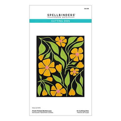 Spellbinders - Etched Dies - Fresh Picked - Buttercups 1 Spellbinders - Etched Dies - Fresh Picked - Buttercups