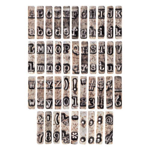 Idea-ology - Tim Holtz - Type Chips 2 Idea-ology - Tim Holtz - Type Chips