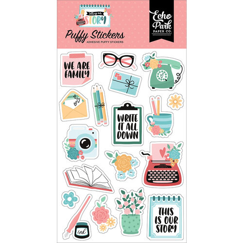 Echo Park - Telling Our Story Collection - Puffy Stickers 1 Echo Park - Telling Our Story Collection - Puffy Stickers