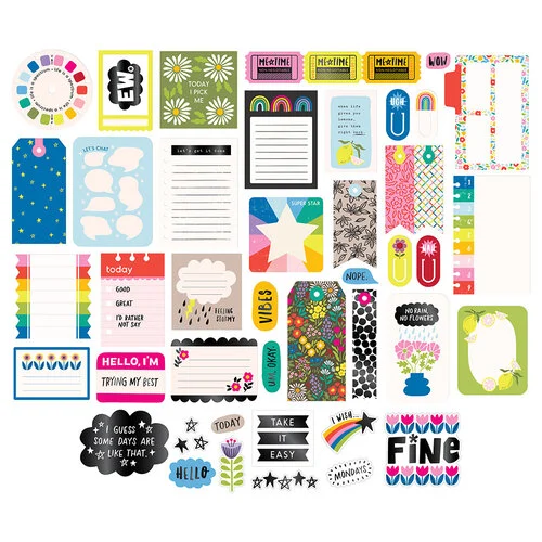 American Crafts - Whatevs Collection - Ephemera - Journaling 2 American Crafts - Whatevs Collection - Ephemera - Journaling