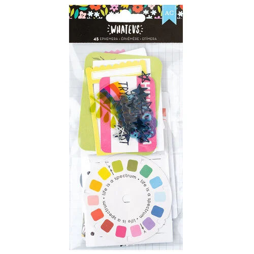 American Crafts - Whatevs Collection - Ephemera - Journaling 4 American Crafts - Whatevs Collection - Ephemera - Journaling