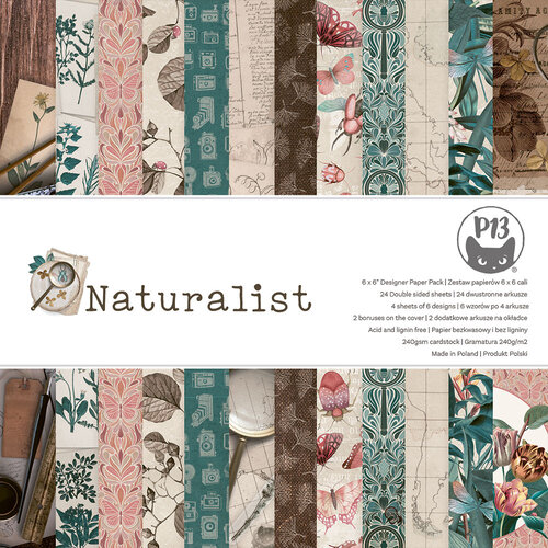 P13 - Naturalist Collection - 6 x 6 Paper Pad 1 P13 - Naturalist Collection - 6 x 6 Paper Pad