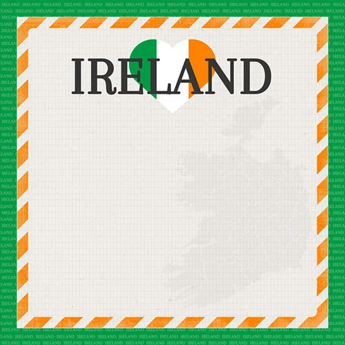 Scrapbook Customs - 6 x 6 Paper Pack - Ireland 2 Scrapbook Customs - 6 x 6 Paper Pack - Ireland