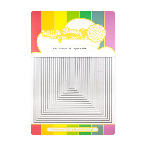 Waffle Flower Crafts - Craft Dies - Additional Layers - A7 1 Waffle Flower Crafts - Craft Dies - Additional Layers - A7