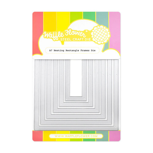 Waffle Flower Crafts - Craft Dies - Rectangle Frames - A7 1 Waffle Flower Crafts - Craft Dies - Rectangle Frames - A7