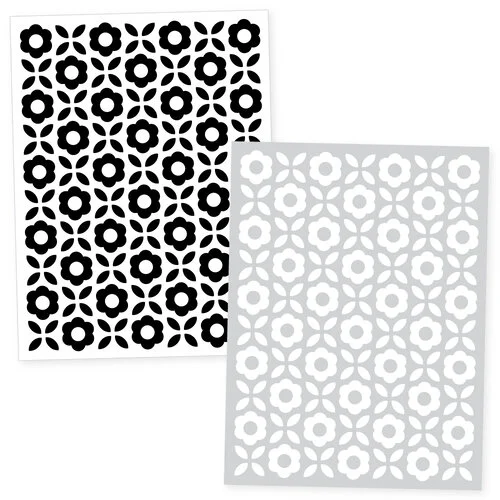 Scrapbook.com - Spring Flowers - Rub-On Transfers - Black and White - 6x8 - 2 Sheets 1 Scrapbook.com - Spring Flowers - Rub-On Transfers - Black and White - 6x8 - 2 Sheets