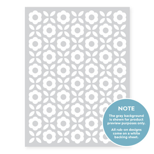 Scrapbook.com - Spring Flowers - Rub-On Transfers - Black and White - 6x8 - 2 Sheets 3 Scrapbook.com - Spring Flowers - Rub-On Transfers - Black and White - 6x8 - 2 Sheets