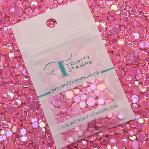 Trinity Stamps - Embellishments - Opaque Shine Confetti - Blush 1 Trinity Stamps - Embellishments - Opaque Shine Confetti - Blush