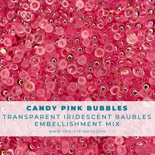 Trinity Stamps - Embellishment Mix - Baubles - Candy Pink