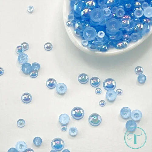 Trinity Stamps - Embellishment Mix - Iridescent Baubles - Freshwater Fish Bubbles 3 Trinity Stamps - Embellishment Mix - Iridescent Baubles - Freshwater Fish Bubbles