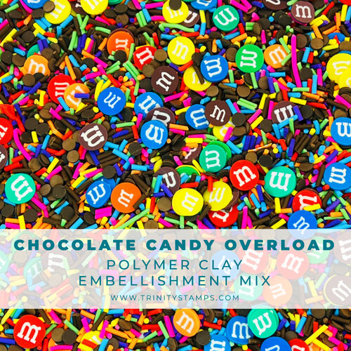 Trinity Stamps - Embellishment Mix - Clay - Chocolate Candy Overload 2 Trinity Stamps - Embellishment Mix - Clay - Chocolate Candy Overload