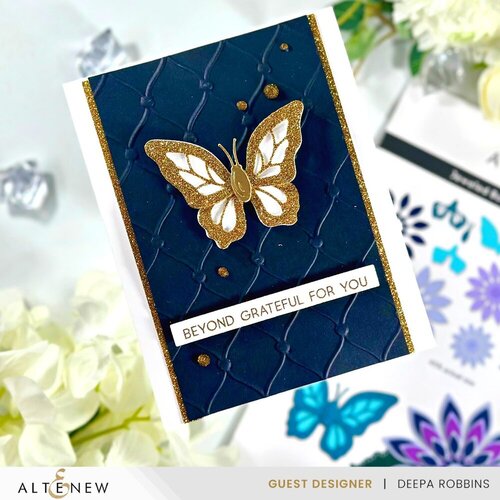 Altenew - Simple Coloring Stencil - Beautiful Butterfly 2 Altenew - Simple Coloring Stencil - Beautiful Butterfly