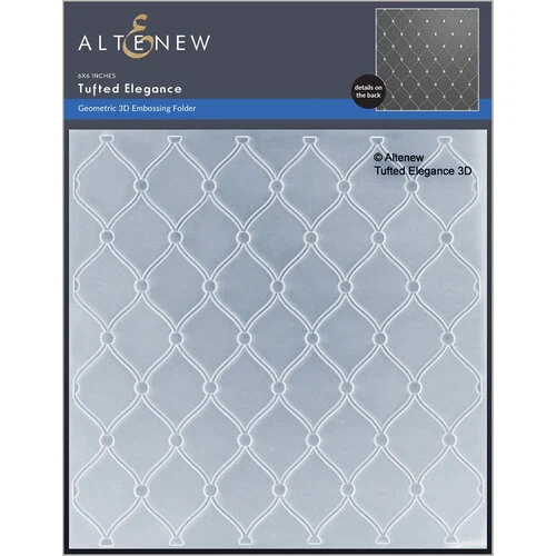 Altenew - Embossing Folder - 3D - Tufted Elegance 1 Altenew - Embossing Folder - 3D - Tufted Elegance