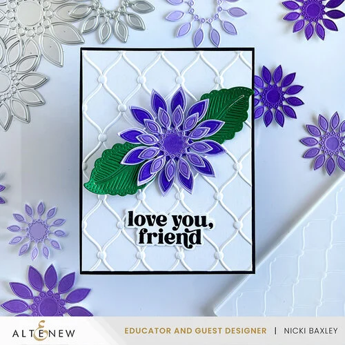 Altenew - Embossing Folder - 3D - Tufted Elegance 4 Altenew - Embossing Folder - 3D - Tufted Elegance