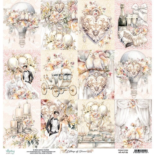 Mintay Papers - Always And Forever Collection - 12 x 12 Double Sided Paper - Sheet 06 2 Mintay Papers - Always And Forever Collection - 12 x 12 Double Sided Paper - Sheet 06