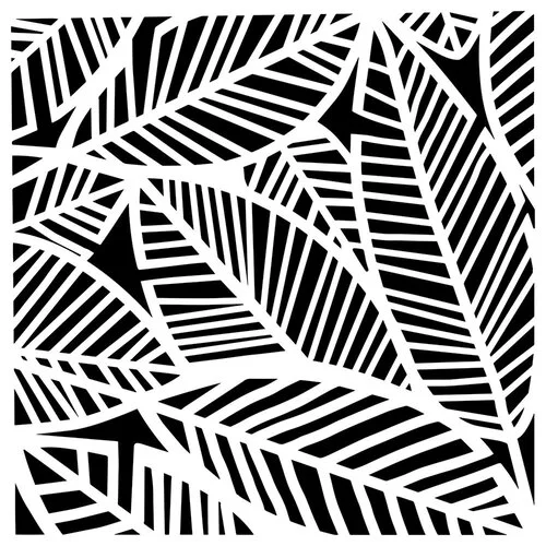 The Crafter's Workshop - 12 x 12 Stencils - Banana Leaves 1 The Crafter's Workshop - 12 x 12 Stencils - Banana Leaves
