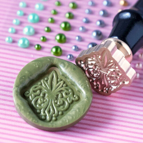 Honey Bee Stamps - Bee Creative - Wax Stamper - Fleur-De-Lis