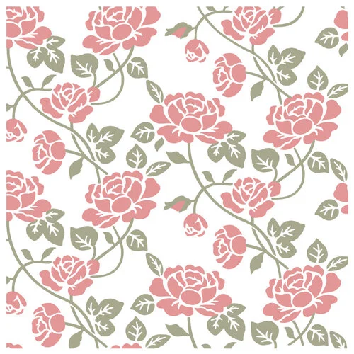 Honey Bee Stamps - Stencils - Climbing Rose 4 Honey Bee Stamps - Stencils - Climbing Rose