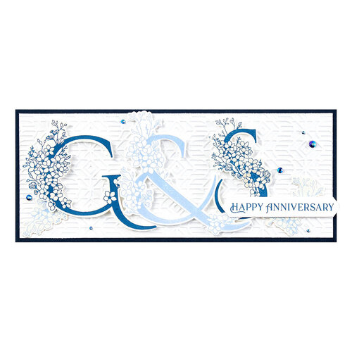 Spellbinders - Every Occasion Floral Alphabet Collection - Press Plate - G