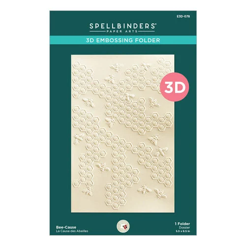 Spellbinders - 3D Embossing Folder - Bee-Cause