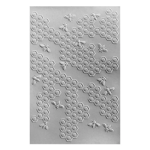 Spellbinders - 3D Embossing Folder - Bee-Cause 3 Spellbinders - 3D Embossing Folder - Bee-Cause