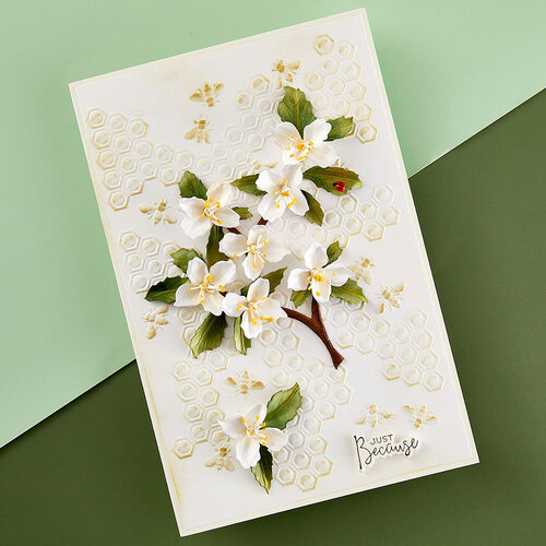 Spellbinders - 3D Embossing Folder - Bee-Cause 5 Spellbinders - 3D Embossing Folder - Bee-Cause