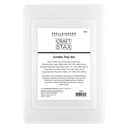 Spellbinders - Craft Stax - Combo Tray Set 1 Spellbinders - Craft Stax - Combo Tray Set