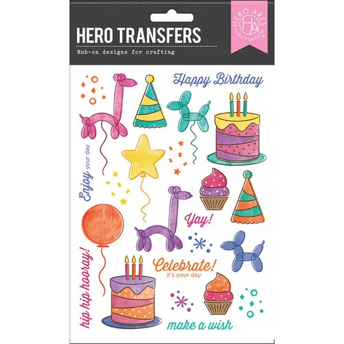 Hero Arts - Hero Transfers - Birthday Party