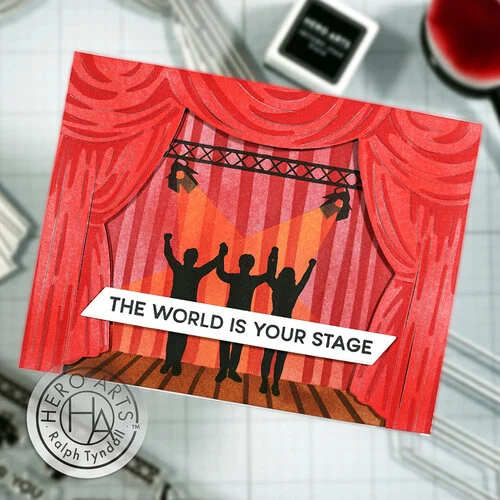 Hero Arts - Ralph Tyndall - Stencils - Stage Curtain 3 Hero Arts - Ralph Tyndall - Stencils - Stage Curtain