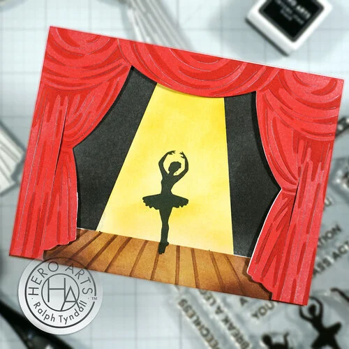 Hero Arts - Ralph Tyndall - Stencils - Stage Curtain 4 Hero Arts - Ralph Tyndall - Stencils - Stage Curtain