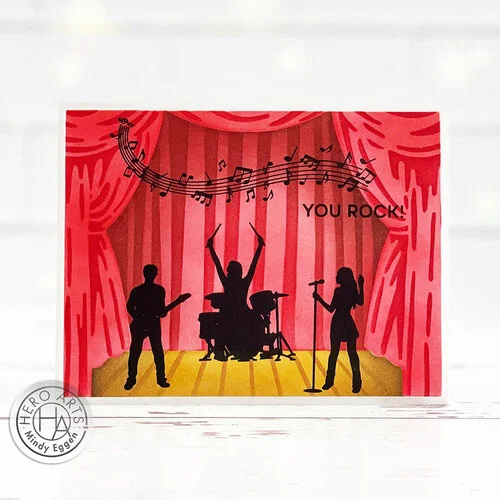 Hero Arts - Ralph Tyndall - Stencils - Stage Curtain 5 Hero Arts - Ralph Tyndall - Stencils - Stage Curtain