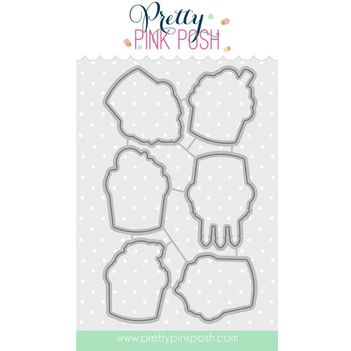 Pretty Pink Posh - Dies - Birthday Cupcakes