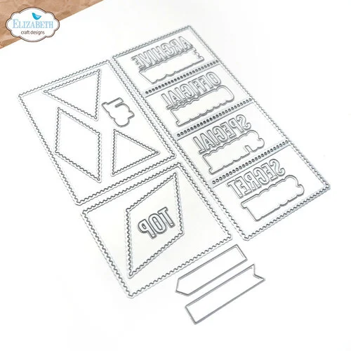Elizabeth Craft Designs - Dies - Sidekick - Postage Stamp Fillers 01 1 Elizabeth Craft Designs - Dies - Sidekick - Postage Stamp Fillers 01