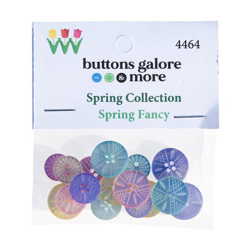 Buttons Galore and More - Embellishments - Button Theme Packs - Spring Fancy
