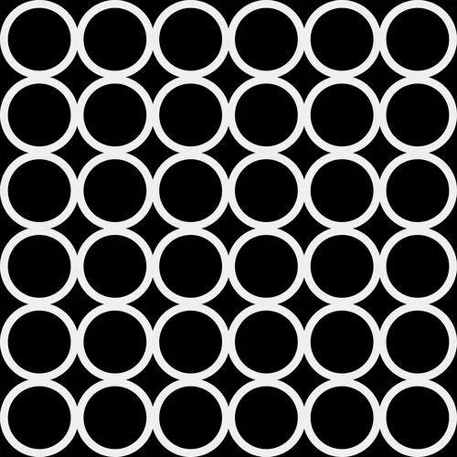 The Crafter's Workshop - 6 x 6 Stencils - Grid of Rings